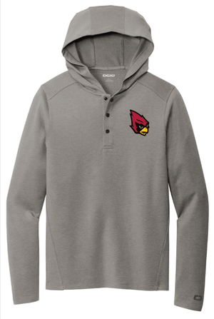 Custom Printed Apparel | ON DEMAND | PORTLAND RAIDERS | Unisex OGIO Luuma Flex Hooded Henley - Fabricated Customs