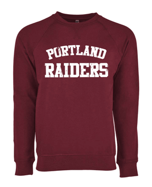 Custom Printed Apparel | ON DEMAND | PORTLAND RAIDERS | Unisex Ragan Crewneck Sweatshirt - Fabricated Customs