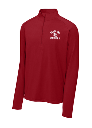 Custom Printed Apparel | ON DEMAND | PORTLAND RAIDERS | Unisex Sport - Wick Stretch 1\4 Zip Pullover - Fabricated Customs