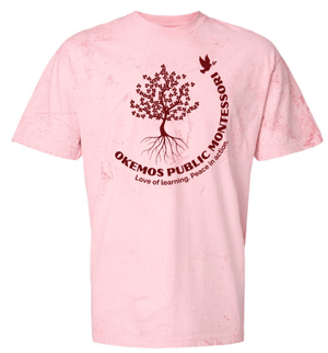 Custom Printed Apparel | OPM Holiday Store | Adult Unisex Pink Color Blast Tee "OPM Logo" - OPM W25 - 18675