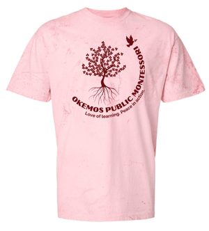 Custom Printed Apparel | OPM Holiday Store | Youth Pink Color Blast Tee "OPM Logo" - OPM W25 - 18675