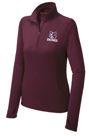 Custom Apparel - Screen Printing - OPM PTO Spring - Ladies Sport - Tek 1/4 Zip Pullover - OPM PTO Spring - 15509