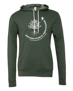 Custom Printed Apparel | OPM Spiritwear 2025 - Adult Fleece Hoodie Sweatshirt Natural - OPM Spiritwear 2025 - 18266