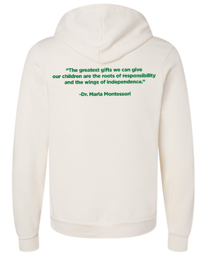 Custom Printed Apparel | OPM Spiritwear 2025 - Adult Fleece Hoodie Sweatshirt Natural - OPM Spiritwear 2025 - 18266