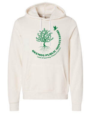 Custom Printed Apparel | OPM Spiritwear 2025 - Adult Fleece Hoodie Sweatshirt Natural - OPM Spiritwear 2025 - 18266
