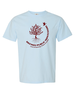 Custom Printed Apparel | OPM Spiritwear 2025 - Adult Heavyweight T-Shirt Chambray - OPM Spiritwear 2025 - 18266
