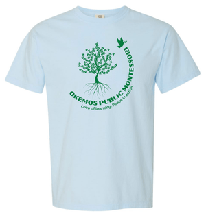 Custom Printed Apparel | OPM Spiritwear 2025 - Adult Heavyweight T-Shirt Chambray - OPM Spiritwear 2025 - 18266