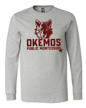 Custom Apparel - Screen Printing - OPM Spiritwear 2025 - Adult Unisex Grey Long Sleeve Shirt - OPM Spiritwear 2025 - 17537