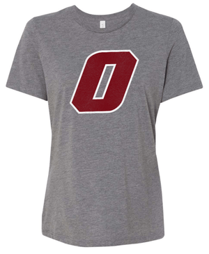 Custom Printed Apparel | OPM Spiritwear 2025 - Womens Triblend Relaxed Fit Tee Athletic Grey - OPM Spiritwear 2025 - 18266
