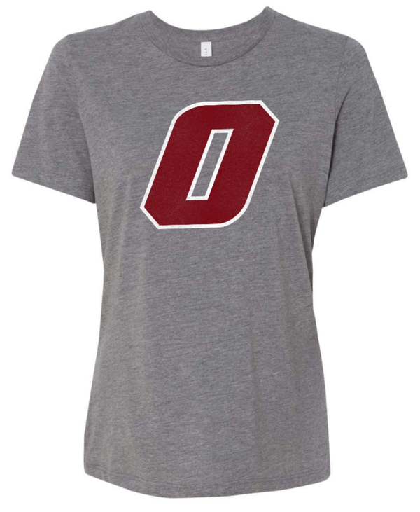 Custom Printed Apparel | OPM Spiritwear 2025 - Womens Triblend Relaxed Fit Tee Athletic Grey - OPM Spiritwear 2025 - 18266
