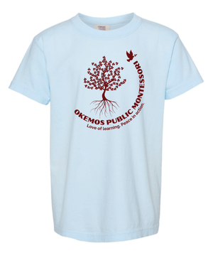 Custom Printed Apparel | OPM Spiritwear 2025 - Youth Heavyweight T-Shirt Chambray - OPM Spiritwear 2025 - 18266