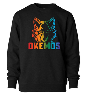 Custom Printed Apparel | OPM Spiritwear 2025 - Youth Lightweight Crewneck Sweatshirt Black - OPM Spiritwear 2025 - 18266
