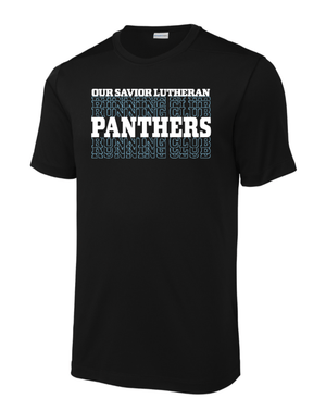 Custom Printed Apparel | OSL Running Club Fall 2025 - Adult Black Performance T-Shirt - OSL Running Club 2025 - 18429