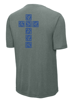 Custom Apparel - Screen Printing - Our Savior Youth Group - Performance T-Shirt (Navy / Grey) - Our Savior Youth Group - 17496