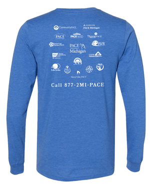 Custom Apparel - Screen Printing - Pace Association of Michigan 2025 - Unisex Long Sleeve T-Shirt - Pace Association of Michigan - 17580