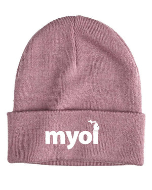 MYOI Allegan/Barry Fall Fundraiser Headwear Cosmic Pink front view