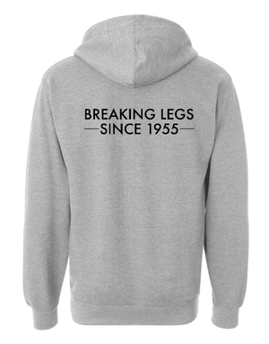 Custom Apparel - Screen Printing - PCP 70 Year Anniversary - Midweight Hoodie (Kelly Green / Grey) - PCP 70 Year Anniversary - 17173