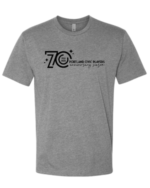 Custom Apparel - Screen Printing - PCP 70 Year Anniversary - Unisex T-Shirt (Kelly Green / Dark Grey) - PCP 70 Year Anniversary - 17173