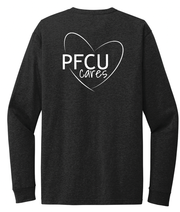 Custom Apparel - Screen Printing - PFCU - Adult Unisex CVC Long Sleeve T-Shirt - PFCU - 14701