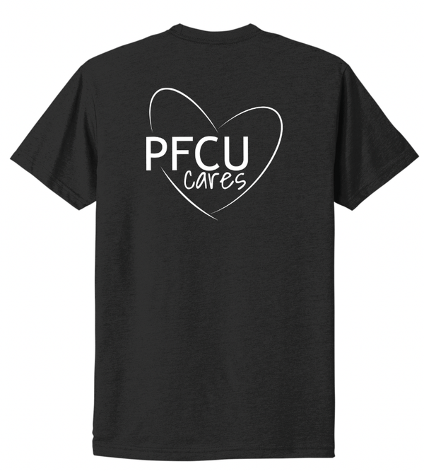 Custom Apparel - Screen Printing - PFCU - Adult Unisex CVC T-Shirt - PFCU - 14701