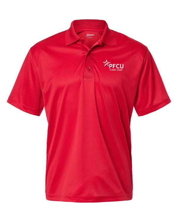 Custom Apparel - Screen Printing - PFCU - Adult Unisex Performance Polo - PFCU - 14701