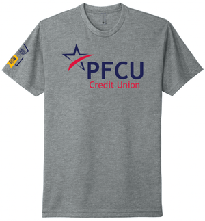 Custom Printed Apparel | PFCU Staff Shop - Adult Dark Heather Grey T-Shirt - PFCU Staff Shop F25 - 18474