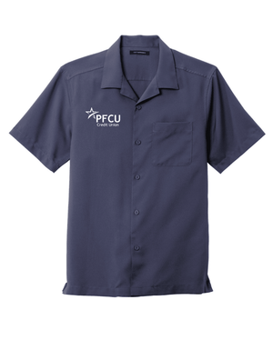 Custom Printed Apparel | PFCU Staff Shop - Adult Unisex Performance Button Up Shirt - PFCU - 19159