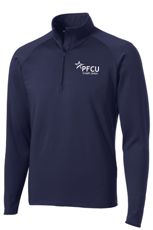 Custom Apparel - Screen Printing - PFCU Staff Shop - Stretch Quarter Zip Pullover (Multiple Colors Available) - PFCU Staff Shop - 17266