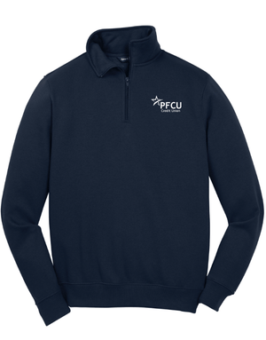 Custom Apparel - Screen Printing - PFCU Staff Shop - Unisex Quarter Zip Sweatshirt (Multiple Colors Available) - PFCU Staff Shop - 17266