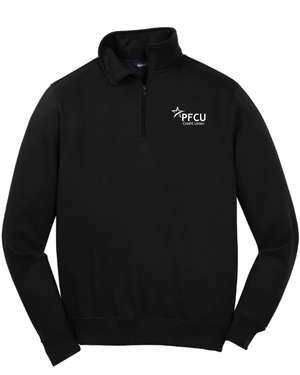Custom Apparel - Screen Printing - PFCU Staff Shop - Unisex Quarter Zip Sweatshirt (Multiple Colors Available) - PFCU Staff Shop - 17266