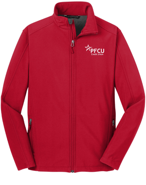 Custom Apparel - Screen Printing - PFCU Staff Shop - Unisex Soft Shell Jacket (Multiple Colors Available) - PFCU Staff Shop - 17266