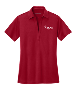 Custom Printed Apparel | PFCU Staff Shop - Women's Silk Touch Performance Polo - PFCU - 19159