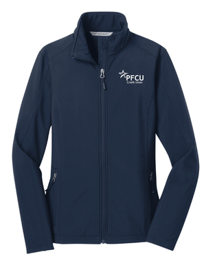 Custom Apparel - Screen Printing - PFCU Staff Shop - Women's Soft Shell Jacket (Multiple Colors Available) - PFCU Staff Shop - 17266