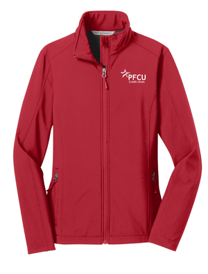 Custom Apparel - Screen Printing - PFCU Staff Shop - Women's Soft Shell Jacket (Multiple Colors Available) - PFCU Staff Shop - 17266
