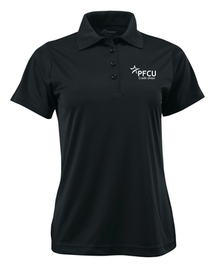Custom Apparel - Screen Printing - PFCU - Woman's Performance Polo - PFCU - 14701