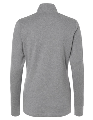 Custom Apparel - Screen Printing - PHS Girl's Golf Apparel - Women's Adidas 3 Stripes 1/4 Zip Sweater Grey - PHS Girls Golf - 16466