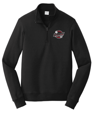 Custom Printed Apparel | PMS Basketball | Adult Unisex Black Fleece 1/4 - Zip - PMS Basketball - 18926