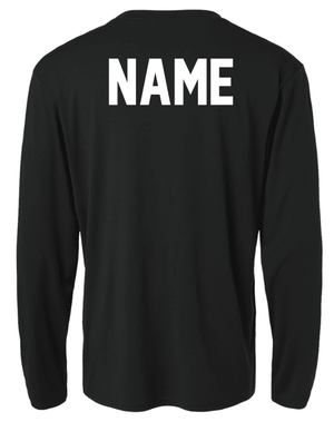 Custom Printed Apparel | PMS Basketball | Adult Unisex Black Performance Long Sleeve - PMS Basketball - 18926