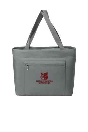 Okemos Special Education Apparel Bag Storm Grey front view