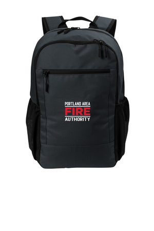 Portland Fire Department Bag Grey Smoke front view