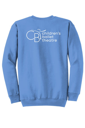 Children's Ballet Theatre Crewneck Carolina Blue back view