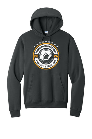 LA Dragons Fall Tournament 2026 Hoodie Coal Grey front view