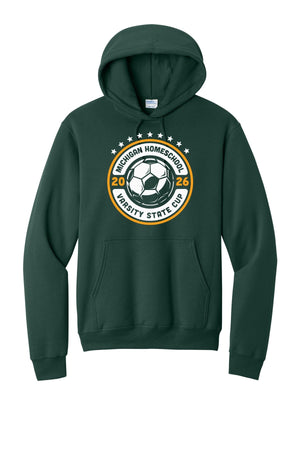 LA Dragons Fall Tournament 2026 Hoodie Dark Green front view