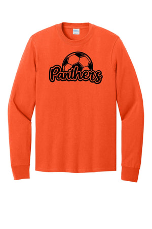 Community Education Apparel Long Sleeve Orange front view