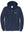 DeWitt Middle School Apparel Zip Up Hoodie Navy front view
