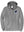 DeWitt Middle School Apparel Zip Up Hoodie Athletic Heather front view