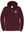 Okemos Special Education Apparel Zip Up Hoodie Maroon front view