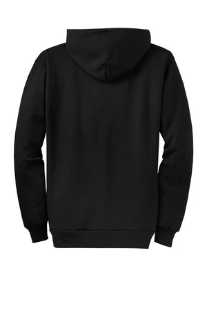 Okemos Special Education Apparel Zip Up Hoodie Jet Black back view