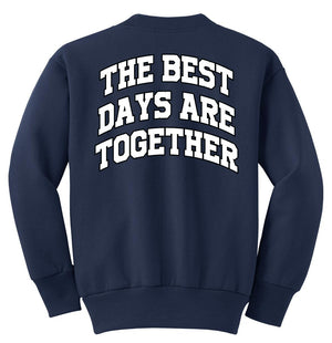 My Little SonShine Crewneck Navy back view