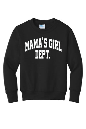 My Little SonShine Crewneck Jet Black front view